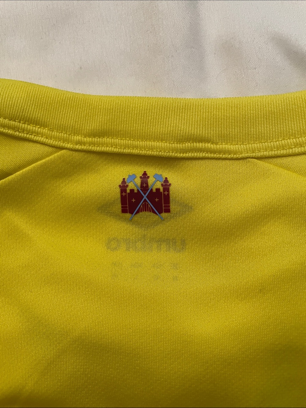 Umbro West Ham Long-Sleeve Yellow Soccer Jersey - Picture 4 of 7